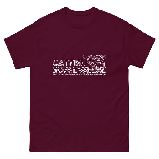Catfish Somewhere GLOW Men's T-Shirt