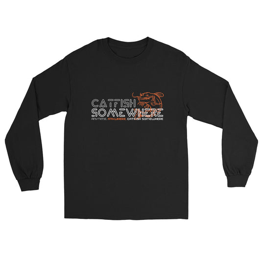 Catfish Somewhere Orange Logo Unisex Long Sleeve Shirt
