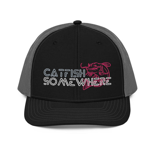 Pink Logo Richardson 112 Trucker Style Snap Back Hat