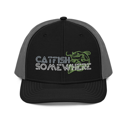 Green Logo Richardson 112 Trucker Style Snap Back Hat