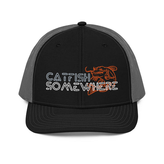 Orange Logo Richardson 112 Trucker Style Snap Back Hat