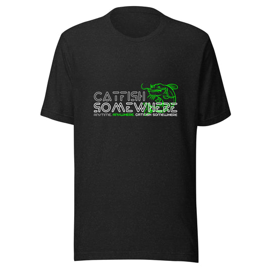 Catfish Somewhere Green Logo Unisex T-Shirt