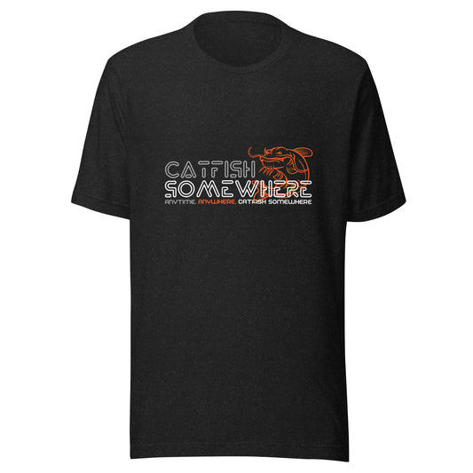 Catfish Somewhere Orange Logo Unisex T-Shirt